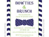 Free Birthday Brunch Invitations Bowties and Brunch Invitation Kateogroup
