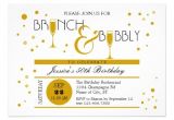 Free Birthday Brunch Invitations Brunch and Bubbly Birthday Invitation 5 Quot X 7 Quot Invitation