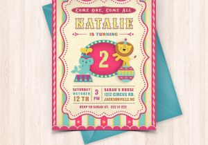 Free Birthday Invitation Cards to Print at Home Printable Circus Birthday Invitations Free Thank You Cards