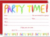 Free Birthday Invitation Template Uk Free Birthday Party Invites for Kids Free Printable