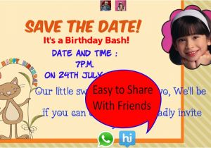 Free Birthday Invitation Templates for Whatsapp Birthday Invitation with android Apps On Google Play
