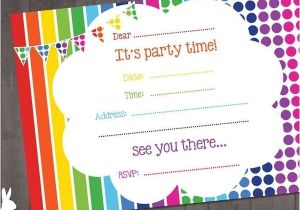 Free Birthday Invitation Templates for Whatsapp Party Invitations Free Printable Template Free Printable