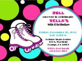 Free Birthday Invitation Templates Roller Skating Roller Skating Party Invitations Printable Free In 2019