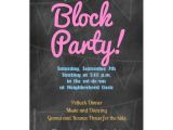 Free Block Party Invitation Template Chalkboard Block Party Invitation Invitations Cards On