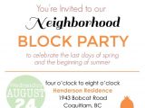 Free Block Party Invitation Template Items Similar to Summer Block Party Backyard Bbq