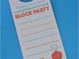 Free Block Party Invitation Template Neighborhood Block Party Invitation Free Printable Our