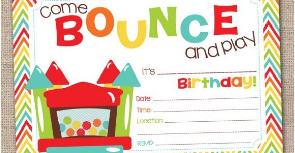Free Bounce Party Invitation Template 5 Best Images Of Castle Birthday Invitations Free