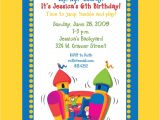 Free Bounce Party Invitation Template Birthday Bounce House Party Invitations Template Best