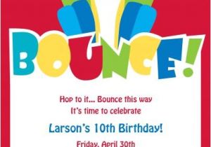 Free Bounce Party Invitation Template Birthday Invites Design Of Bounce House Birthday