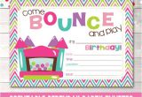Free Bounce Party Invitation Template Bounce House Instant Download Birthday Party Invitation