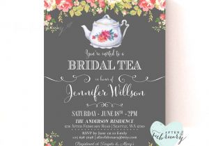 Free Bridal Shower Tea Party Invitation Templates Bridal Shower Invite Bridal Shower Invite Wording Card