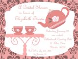 Free Bridal Shower Tea Party Invitation Templates Bridal Shower Tea Party Invitations Bridal Shower Tea