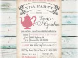 Free Bridal Shower Tea Party Invitation Templates Bridal Shower Tea Party Invitations