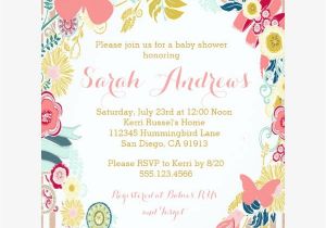 Free butterfly Baby Shower Invitation Templates butterfly Invitation Templates 10 Free Psd Vector Ai