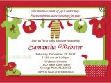 Free Christmas Baby Shower Invitations Items Similar to Christmas Baby Shower Invitations Baby