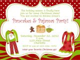 Free Christmas Pajama Party Invitations Christmas Pajama Party Invitations Home Party Ideas