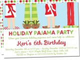 Free Christmas Pajama Party Invitations Holiday Pajama Party Invitations Christmas Pajama Party