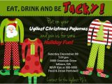 Free Christmas Pajama Party Invitations Ugly Pajamas Holiday Party Invitation by Party Pop Catch
