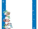 Free Christmas Party Invitation Borders Christmas Snowman Borders – Fun for Christmas