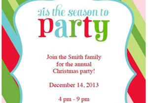 Free Christmas Party Invitation Template 5 Free Printable Holiday Party Invitations
