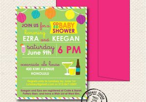 Free Coed Baby Shower Invites Coed Baby Shower Invitation 15 Custom Invitations with