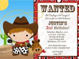 Free Custom Birthday Invitations with Photo Custom Cowgirl Birthday Invitations Free