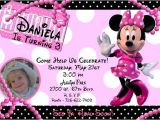 Free Customizable Minnie Mouse Birthday Invitations Minnie Mouse Birthday Party Invitations Ideas Bagvania