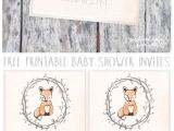 Free Customizable Printable Baby Shower Invitations Free Customizable forest Animal Baby Shower Invite