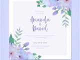 Free Download Elegant Wedding Invitation Template Elegant Floral Wedding Invitation Template Vector Free