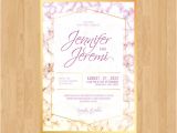 Free Download Elegant Wedding Invitation Template Elegant Wedding Invitation Card Template Vector Free