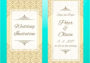 Free Download Elegant Wedding Invitation Template Elegant Wedding Invitation Template Vector Free Download