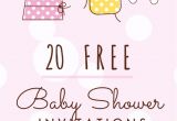 Free Downloadable Baby Shower Invites Printable Baby Shower Invitations
