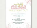 Free Downloadable Bachelorette Party Invitations Glam Girls Night Out