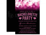 Free Downloadable Bachelorette Party Invitations Hot Pink & Black Bachelorette Party Invitations Diy