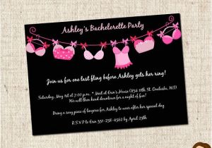 Free Downloadable Bachelorette Party Invitations Printable Bra Line Bachelorette Party Invitations 803 by