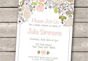Free Downloadable Bridal Shower Invitations Invitations Templates Vintage Wedding Shower Invitations