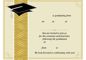 Free Downloadable Graduation Invitation Templates 40 Free Graduation Invitation Templates Template Lab