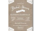 Free E Invitations for Bridal Shower Vintage Lace Rustic Bridal Shower Invitation Shabby Chic