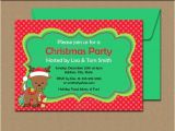 Free Editable Christmas Party Invitations Downloadable Christmas Party Invitations with Reindeer