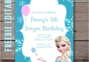 Free Editable Printable Frozen Birthday Invitations 17 Best Ideas About Free Frozen Invitations On Pinterest