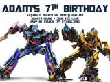 Free Editable Transformer Birthday Invitations Transformer Birthday Invitations – Bagvania Free Printable