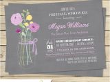 Free Electronic Bridal Shower Invitations Vintage Bouquet Bridal Shower Invitation Various Color
