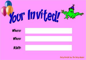 Free Electronic Party Invitations Electronic Birthday Invitations