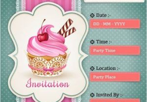 Free Electronic Party Invitations Electronic Birthday Party Invitations A Birthday Cake