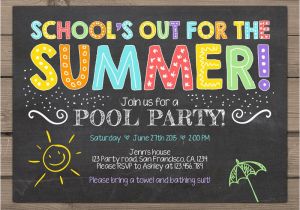 Free End Of Year Party Invitation Template 13 Year Old Pool Party Birthday Invitation
