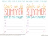 Free End Of Year Party Invitation Template Bnute Productions Free Printable School 39 S Out for Summer