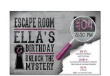 Free Escape Room Birthday Party Invitations 17 Best Images About Escape Room Party On Pinterest