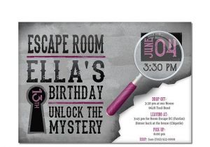 Free Escape Room Birthday Party Invitations 17 Best Images About Escape Room Party On Pinterest