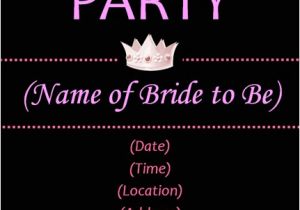 Free Evite Bachelorette Party Invitations Bachelorette Invitations Template Best Template Collection