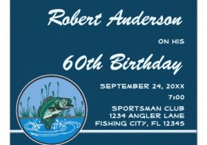 Free Fish themed Birthday Party Invitations Bass Fish Birthday Party Invitation